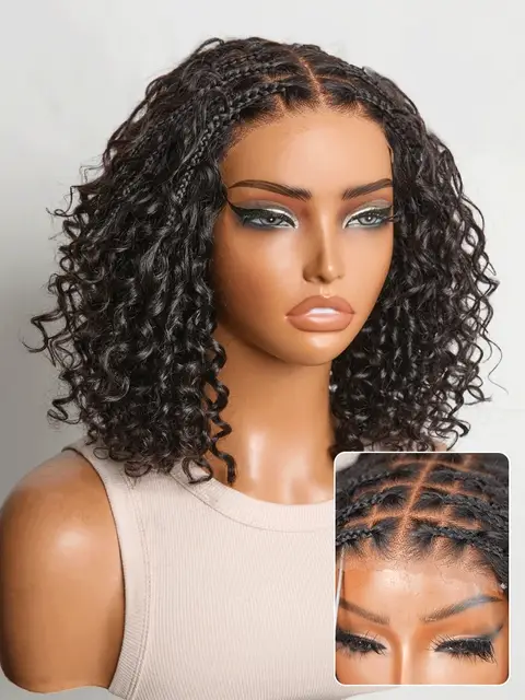 Luvme Hair Readitress Boho Braids Deep Curly Glueless 5X5 Closure official product photo