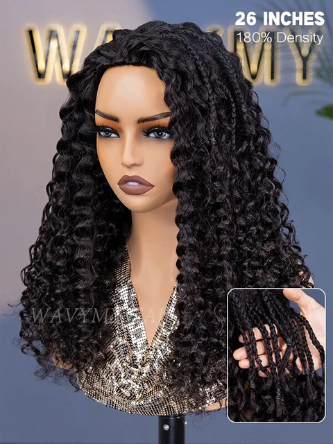 Wavymy Hair Drawstring Braid Half Wig Water Wave Upgrade official product photo